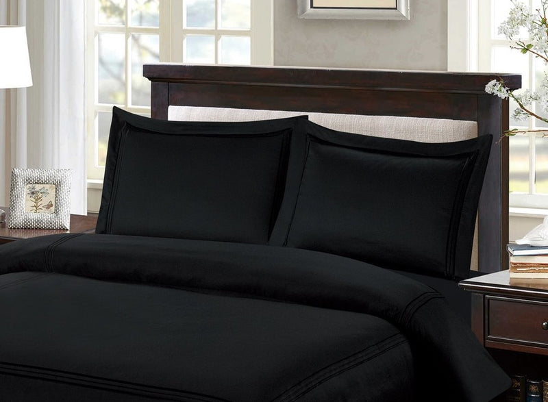 ARMN Naturesoft 2-Piece 70x70cm Pillowcase Set - Black