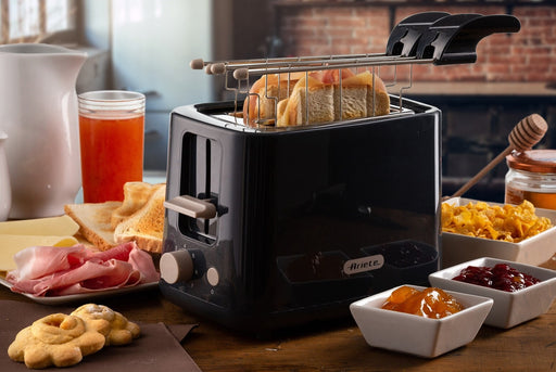 Ariete New Breakfast 157 2-Slot Toaster with Pliers - Dark Gray