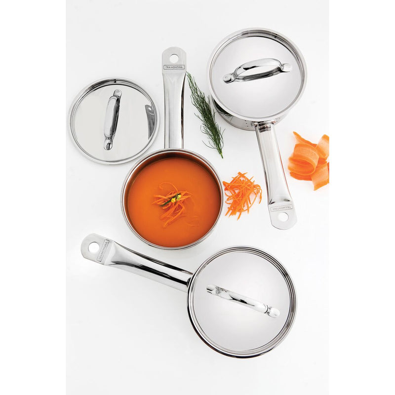 Tramontina Professional 16cm Steel Deep Saucepan with Lid