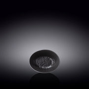 Wilmax SlateStone 8x6cm Oval Dish - Black
