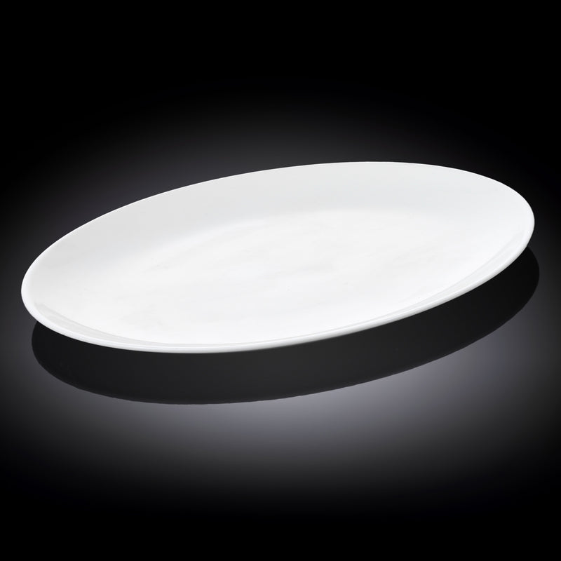 Wilmax Olivia Pro 36cm Oval Platter - White