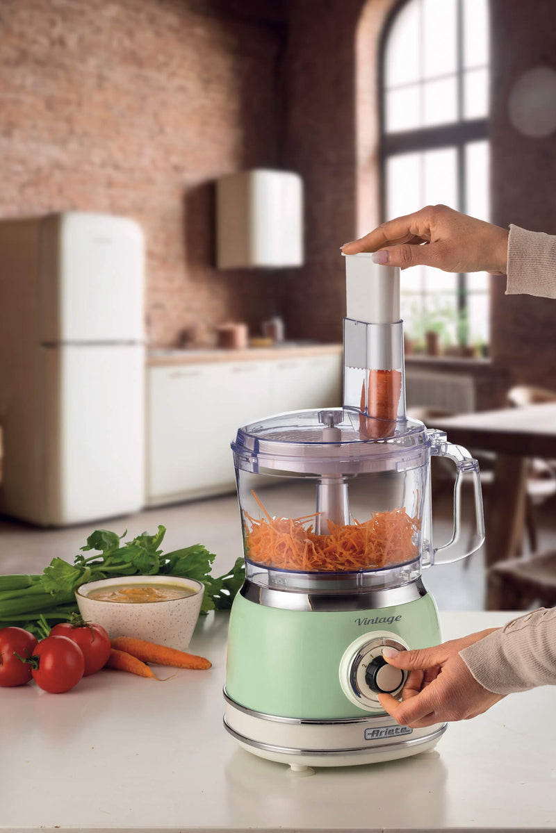 Ariete Vintage 1781 8 in 1 Food Processor - Green