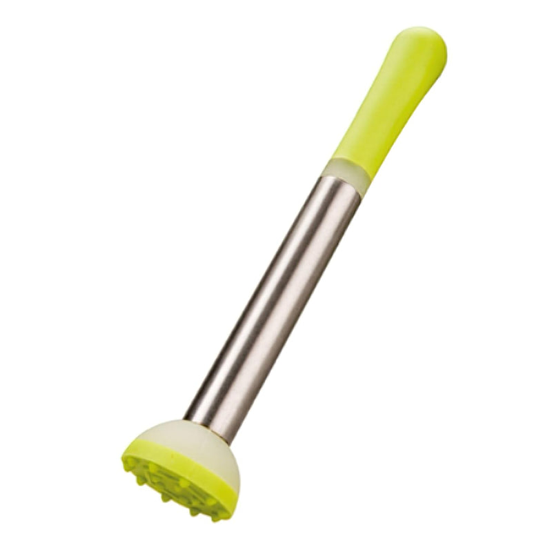 Ibili 21cm Cocktail Mudler - Green & Steel