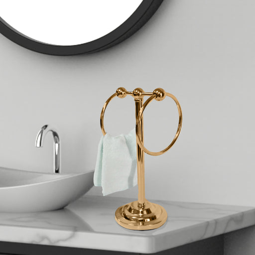 ARMN Delta Countertop Ring Towel Rack - Gold