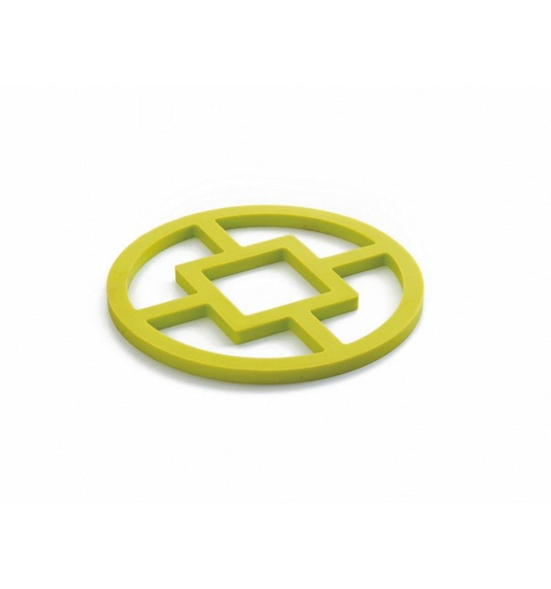 Ibili 16 cm Round Silicone Trivet - Green