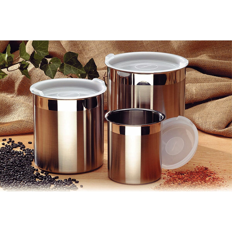 Tramontina Freezinox 3.4L Steel Round Food Container