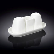 Wilmax Ilona 4-Piece Salt & Pepper Set - White