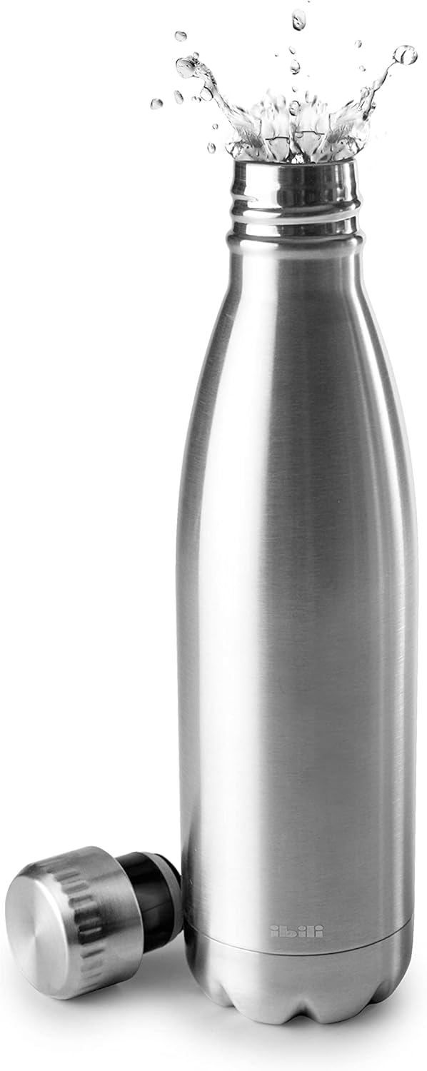 Ibili Satin Steel 500ml Double Wall Thermos Bottle
