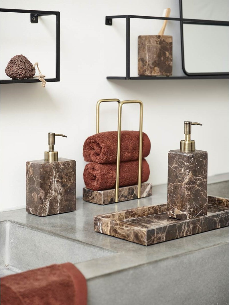 Aquanova Hammam Guest Towel Holder - Brown