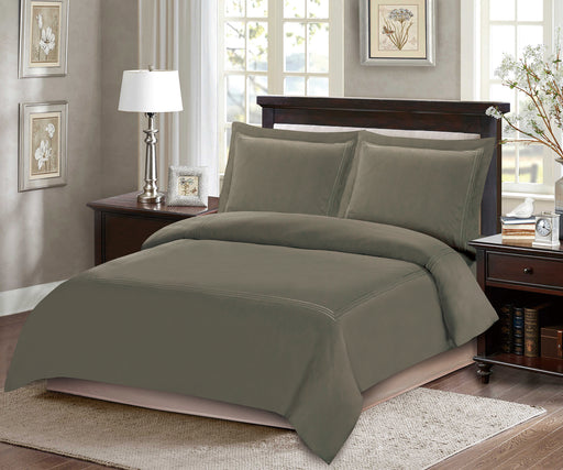 ARMN 4-Piece Naturesoft Queen-size Duvet Cover Set - Brown