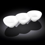 Wilmax 26x9.5cm Divided Bowl - White