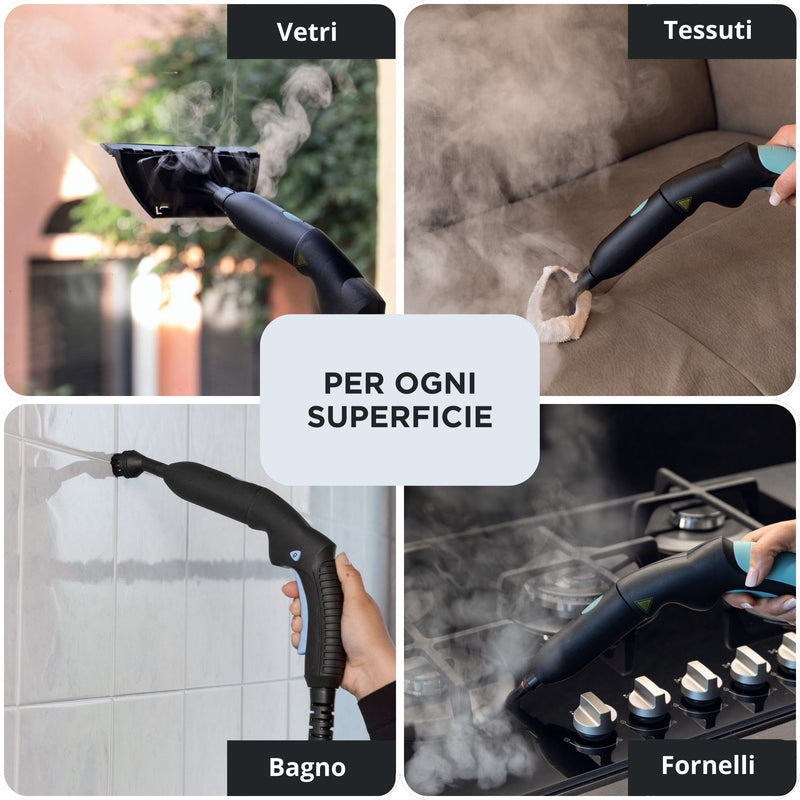 Ariete 4145 X-Vapor Comfort Steam Cleaner - Teal