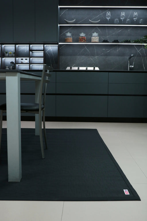ARMN Lux 140x220cm Kitchen Rug - Black