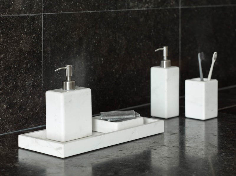 Aquanova Hammam 200ml Tall Soap Dispenser - White