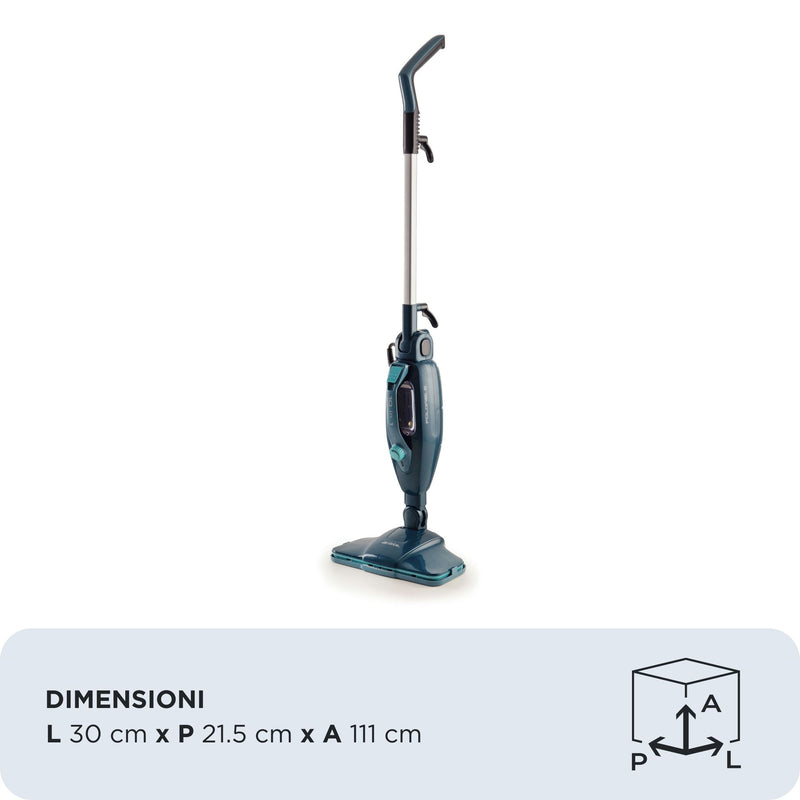 Ariete 4175 1500W Foldable Steam Mop - Teal
