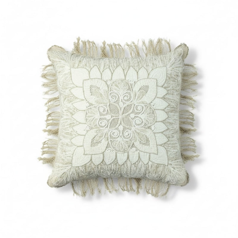 ARMN House Warming 45x45cm Cusion Cover with Tassles - Cream
