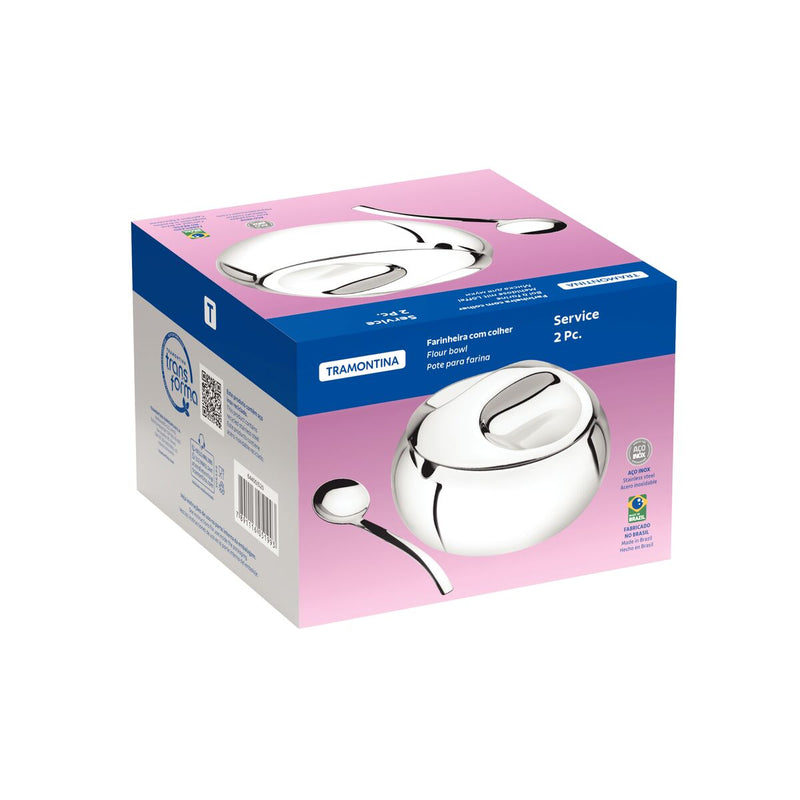 Tramontina Service 11.5cm Sugar Bowl with Spoon
