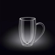 Wilmax 250ml Glass Double-Wall Cup