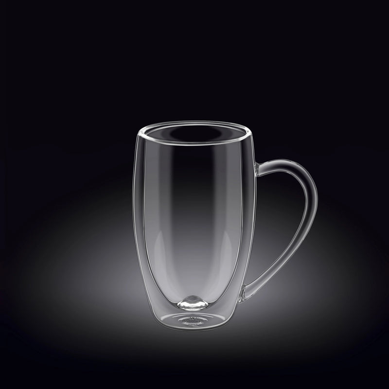 Wilmax 250ml Glass Double-Wall Cup