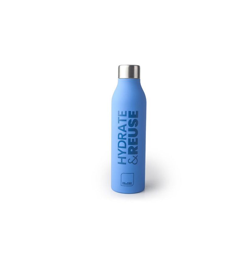 Ibili Hydrate & Reuse Double-Wall 500ml Thermos Bottle - Blue