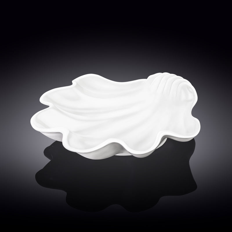 Wilmax 28x28cm Shell Dish - White