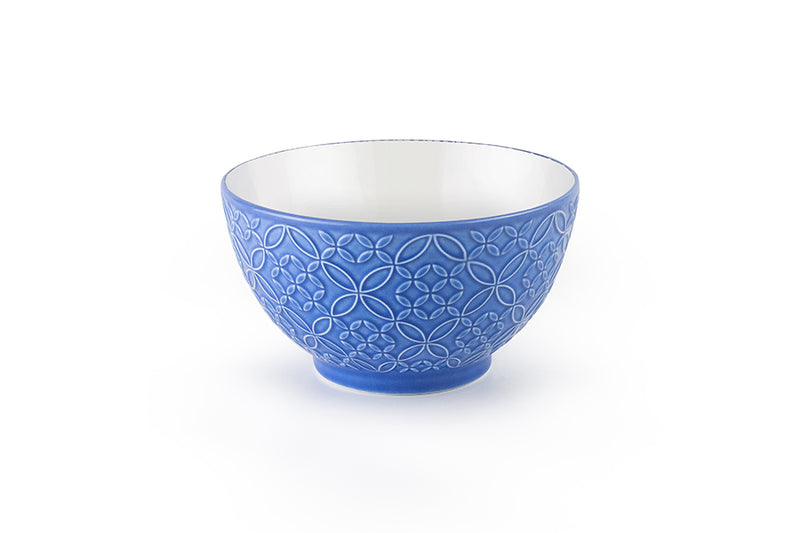 Ibili Jardin 13.4cm Bowl - Blue & White