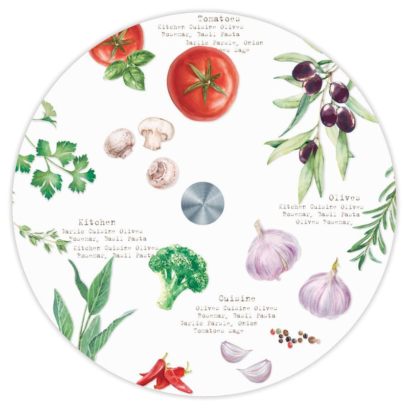 Easy Life Home & Kitchen 32cm Revolving Platter - Multicolored