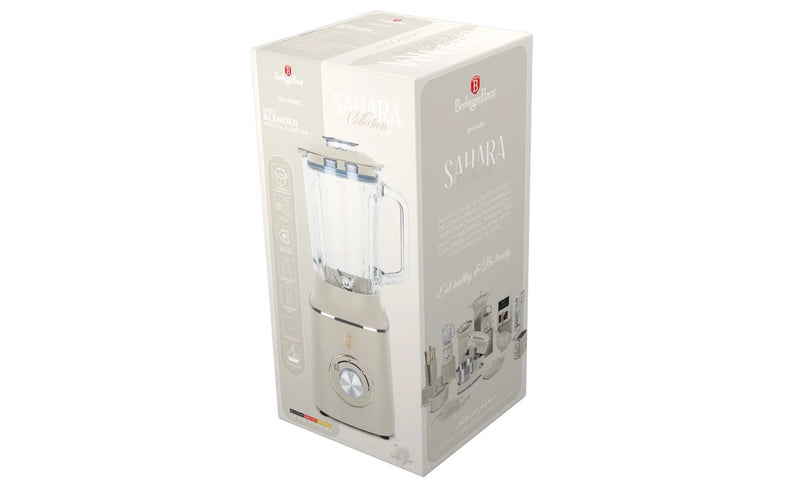 Berlinger Haus 1.5L Glass Table Blender - Sahara
