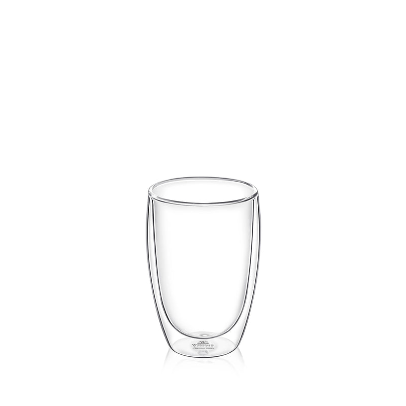 Wilmax 250ml Double-Wall Glass Tumbler