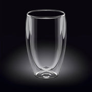 Wilmax 500ml Double-Wall Glass Tumbler