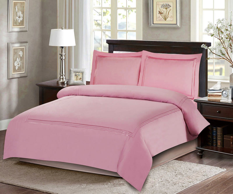 ARMN Naturesoft 4-Piece Queen Duvet Cover Set - Pink