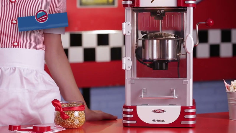 Ariete Party Time 2953 Popcorn Popper - Red