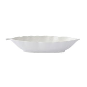 Easy Life Madagascar 36x16cm Tropical Leaf Bowl in Box - White