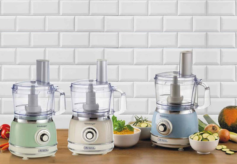 Ariete Vintage 1781 8 in 1 Food Processor - Blue