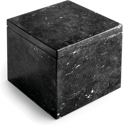 Ibili 10.3x11x11cm Marble Salt Cellar - Black