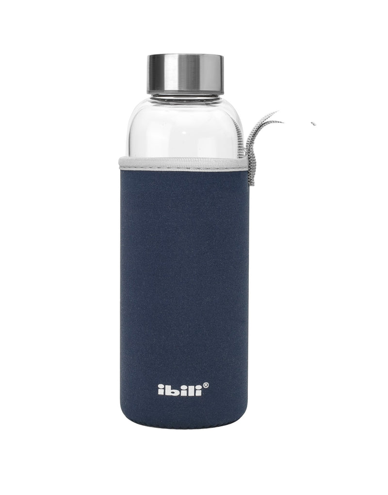 Ibili 420ml Glass Bottle - Navy