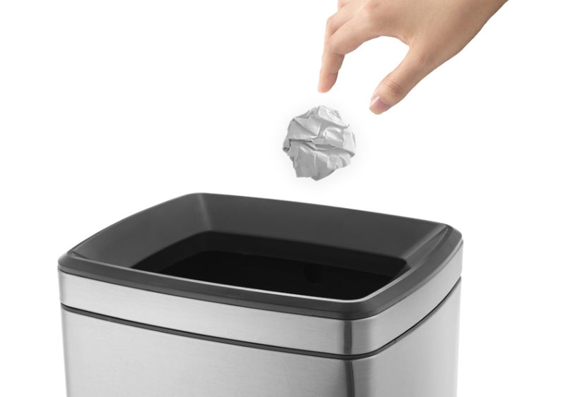 ARMN Roma 30L Waste Bin - Silver