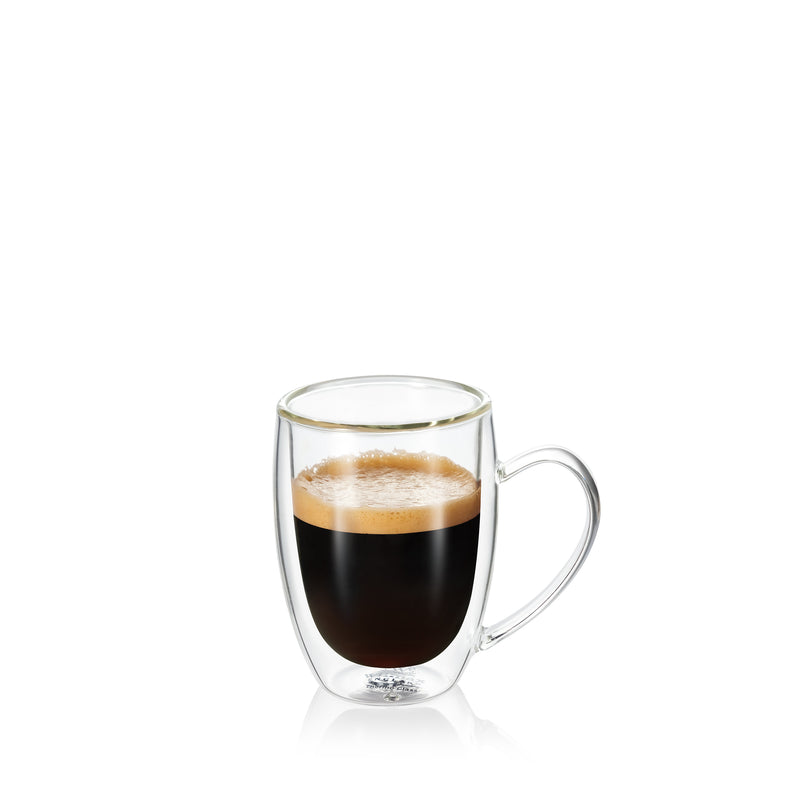 Wilmax 200ml Glass Double-Wall Cup