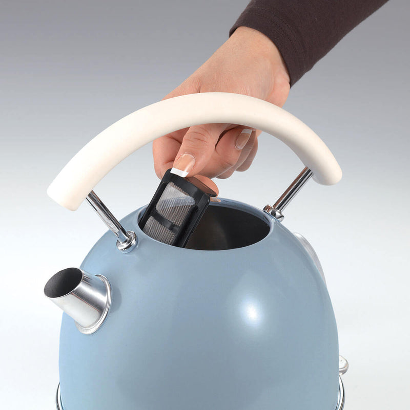 Ariete Vintage 2877 1.7L Electric Dom Kettle - Blue