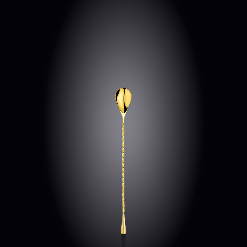 Wilmax 25cm Steel Spoon - Gold