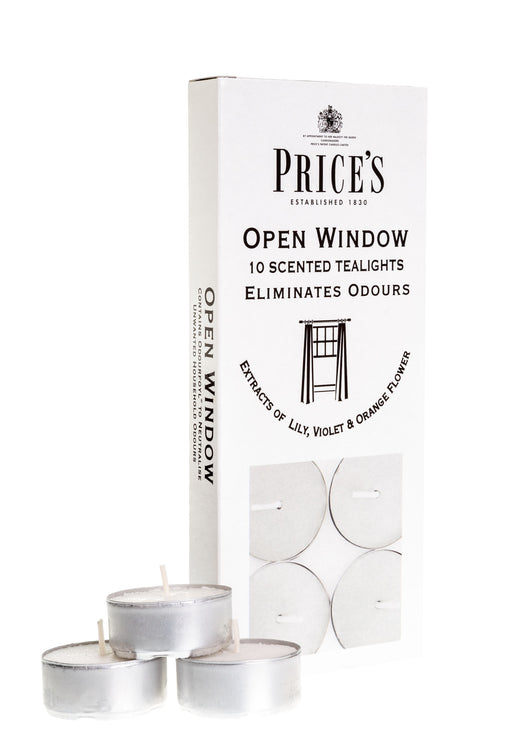 Price's Open Window 10-Piece Scented Tealight Set