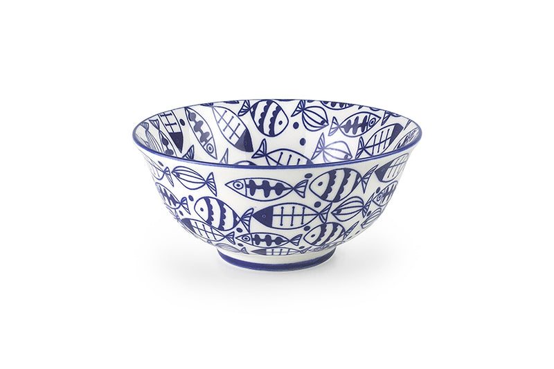 Ibili Acuario 16cm Bowl - Navy & White
