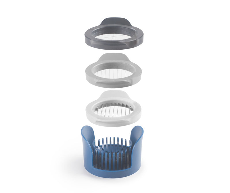 Ibili Eggs & Mushrooms Multi-Slicer - Blue & Gray