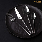 Wilmax SlateStone 25cm Round Plate - Black