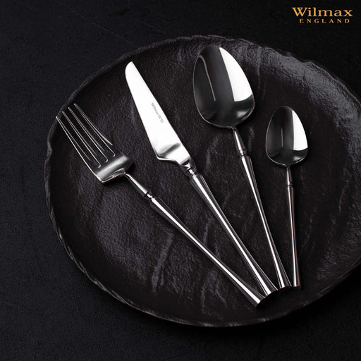 Wilmax SlateStone 25cm Round Plate - Black