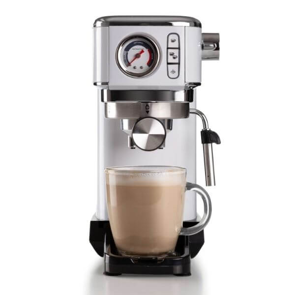 Ariete Moderna 1381 Slim Espresso Machine - White