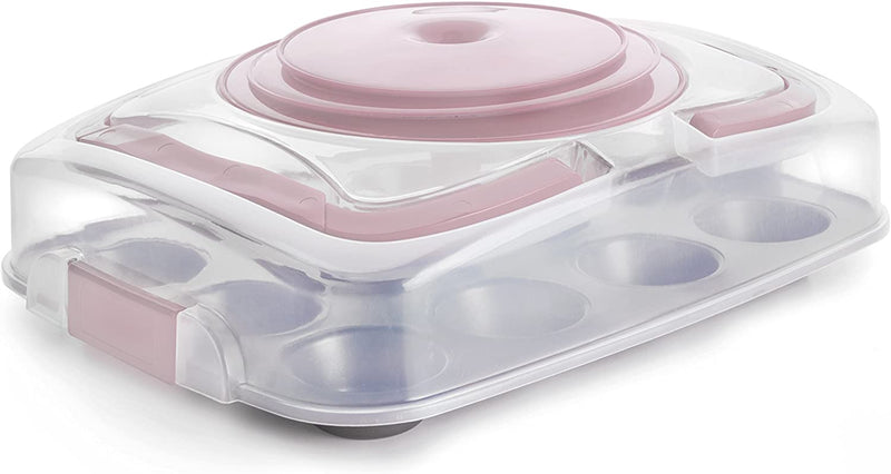 Ibili Muffin Mold with Lid & Stand