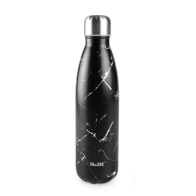 Ibili Marble 500ml Double Wall Thermos Bottle - Black