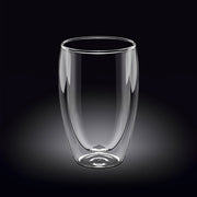 Wilmax 400ml Double-Wall Glass Tumbler