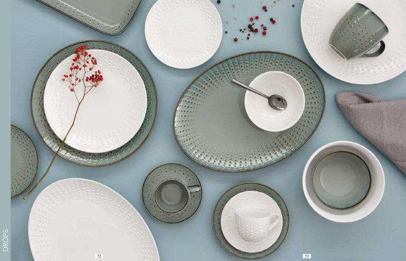 Easy Life Drops 16cm Side Plate - Celadon